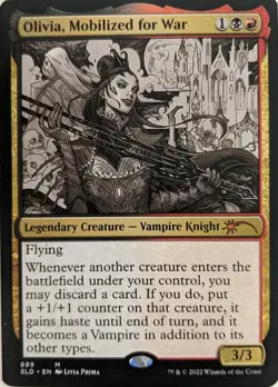 1 x Olivia, Mobilized for War - Foil - Sketch Showcase - Secret Lair - Light Pla - Image 1