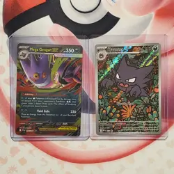 Haunter 027 Promo + Mega Gengar ex 056/094 - Box Fresh - Pokemon Card Lot #867 - Image 1