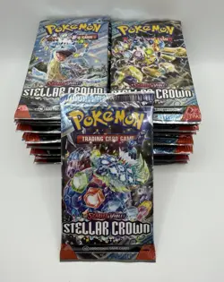 Pokemon TCG - SV07: Stellar Crown- Booster Pack (Lot Of 30) - New/Sealed - Image 1
