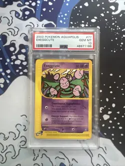Pokemon PSA 10 GEM MINT Exeggcute 77/147 Aquapolis 2003 E Reader - Image 1
