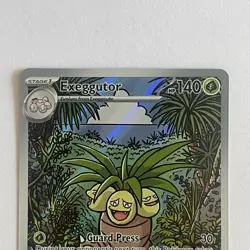 2025 Pokemon Exeggutor 135/132 ME01 Mega Evolution Illustration Rare NM/Mint - Image 4