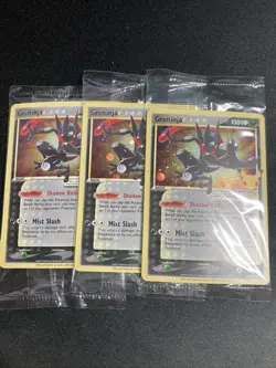 SEALED LOT (3) Pokemon Celebrations ETB Greninja SWSH144 Gold Star Holo Promo 📈 - Image 1