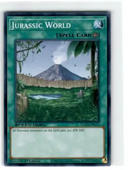 Yu-Gi-Oh! Speed Duel Jurassic World Common SGX4-ENC15 Lightly Played 1st Edition - Image 1