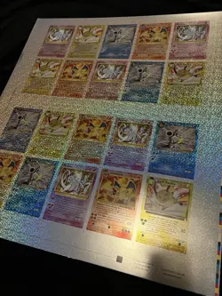 Pokemon Jumbo Legendary Collection Uncut Sheet (See Description Prior To Bidding - Image 1