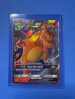 Pokemon Sun & Moon Charizard GX SM211 Black Star Promo Full Art Holo Rare NM - Image 1