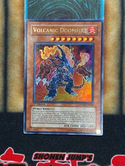 Yugioh Volcanic Doomfire FOTB-EN008 Ultra Rare 1st Ed NM - Image 1