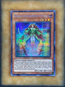 Yugioh Morgan, the Enchantress of Avalon MP19-EN223 Secret Rare 1st Ed NM - Image 1