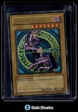 2002 YU-GI-OH! STARTER DECK: YUGI #SDY-006 DARK MAGICIAN WAVY PRINT - Image 1