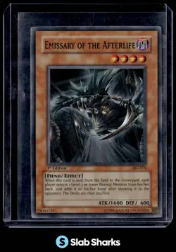 2004 YU-GI-OH! ANCIENT SANCTUARY #AST-076 1ST EDITION EMISSARY OF THE AFTERLIFE - Image 1