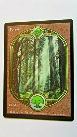 Magic The Gathering - Forest Card - Unglued - Image 1