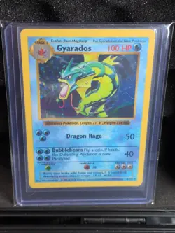 Gyarados Holo Shadowless Pokemon Rare TCG Base Set Card - Image 2