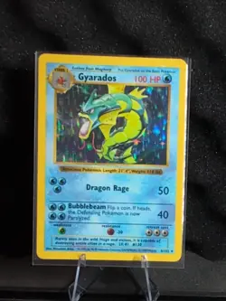 Gyarados Holo Shadowless Pokemon Rare TCG Base Set Card - Image 4