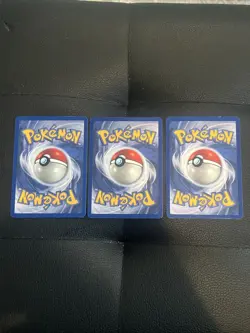 Pokemon TCG Three-Card Set Gastly, Haunter, Gengar Fossil - Image 2
