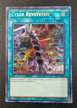 Cyber Revsystem CYHO-EN059 Secret Rare 1st Edition LP - Image 1