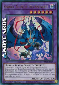 GARURA, ALI DELLA VITA RISONANTE • Ultra R SP • RA02 IT024 • Yugioh! Ultra Rara - Image 1