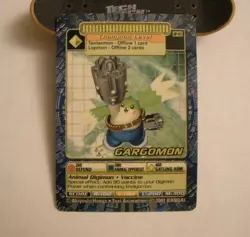 Gargomon Digimon Digi-Battle Toy Exclusive Plastic Promo Card DP-03 - Image 1