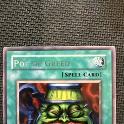 Yu-Gi-Oh! Pot of Greed Legend of Blue Eyes White Dragon LOB-119 Unlimited NM - Image 2