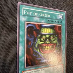 Yu-Gi-Oh! Pot of Greed Legend of Blue Eyes White Dragon LOB-119 Unlimited NM - Image 4