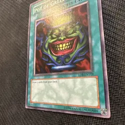 Yu-Gi-Oh! Pot of Greed Legend of Blue Eyes White Dragon LOB-119 Unlimited NM - Image 5