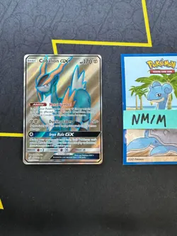 Pokemon Card Cobalion GX Sun & Moon Team Up Full Art 168/181 194 💎NM💎 - Image 1