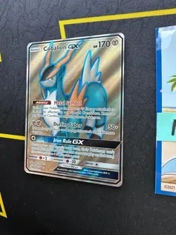 Pokemon Card Cobalion GX Sun & Moon Team Up Full Art 168/181 194 💎NM💎 - Image 4