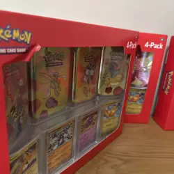 4 * Pokemon 4 Mini Tins + 4 Promo Cards Bundle - 151 SAMS CLUB - 32 packs total - Image 4