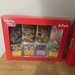 4 * Pokemon 4 Mini Tins + 4 Promo Cards Bundle - 151 SAMS CLUB - 32 packs total - Image 5