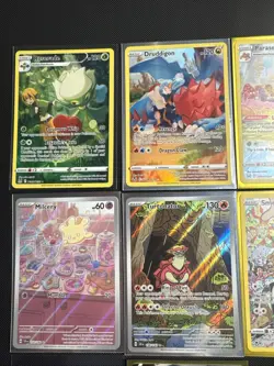 Pokemon Tcg Full Art EX lot Of 8 Cards Milcery Erika’s 151 Roserade Illustration - Image 2