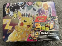 POKEMON TCG: Collectors Chest: Booster Packs, Foil Cards, Coin & More - Image 1