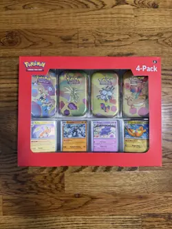Pokemon Scarlet & Violet 151 (4 Mini Tins + 4 Promo Cards Bundle) SAMS CLUB - Image 1