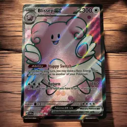 Pokemon Blissey ex 201/167 Twilight Masquerade SV Full Art Card NM - Image 1