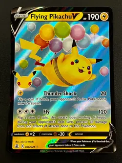 Flying Pikachu V 006/025 - Celebrations Holo Ultra Rare Pokemon TCG Card NM - Image 1