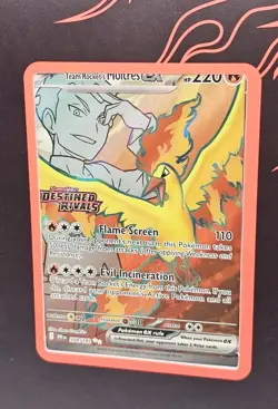 Pokemon Team Rocket's Moltres Stamp Cards From Ultra Premium Collection Set - Image 3