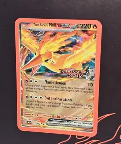Pokemon Team Rocket's Moltres Stamp Cards From Ultra Premium Collection Set - Image 5