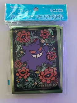 Pokemon Center Japan Wild Force / Temporal Forces Gengar Card Sleeves 64 Count - Image 1