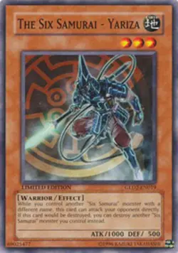 The Six Samurai - Yariza - GLD2-EN019 - Common - Limited Edition NM YuGiOh! Gol - Image 1