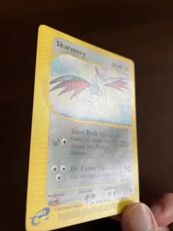 Skarmory 63/165 - Non-Holo Expedition E-Reader Rare Pokemon Card - LP - Image 3
