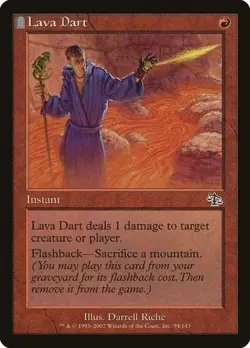 LAVA DART X 4 E/X+ JUDGMENT MAGIC THE GATHERING - Image 1