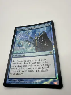 Magic The Gathering MTG ARTIFICER'S INTUITION FOIL Fifth Dawn NM Near Mint - Image 2