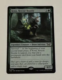 MTG Kona, Rescue Beastie - Duskmourn: House of Horror LP - Image 1