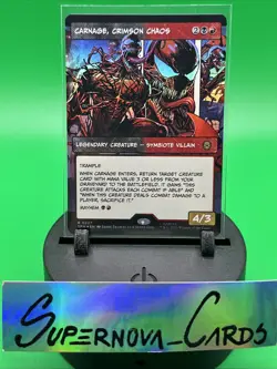 Carnage, Crimson Chaos (Borderless) Marvel's Spider-Man Foil - Image 1