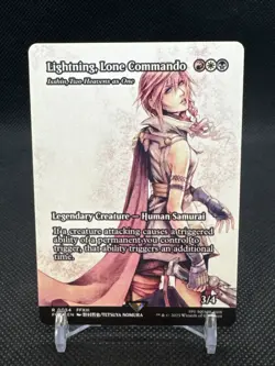 MTG Lightning, Lone Commando #0054 Showcase Rare FINAL FANTASY: TTA (FCA) - Image 1