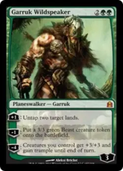1x Garruk Wildspeaker Moderate Play MTG Magic - Kid Icarus - - Image 1