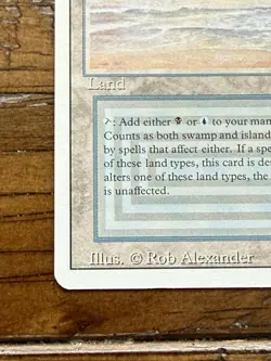 MTG Magic the Gathering Underground Sea Dual Land Revised Edition - Image 4