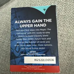 Magic: The Gathering Marvel's Spider-Man Welcome Deck BLUE NYCC Starter SEALED - Image 2