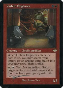 Goblin Engineer (Retro Frame) (Foil Etched) Modern Horizons NM MTG - Image 1