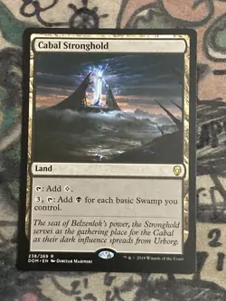 MTG Cabal Stronghold Dominaria United (238/269) Regular Rare Magic The Gathering - Image 1