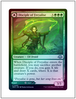 1x Disciple of Freyalise, Foil, Magic the Gathering, MTG NM - Image 1