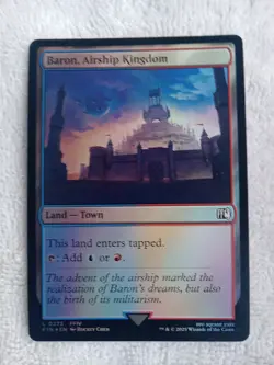 Baron, Airship Kingdom Final Fantasy Foil MINT PACK FRESH!! - Image 1