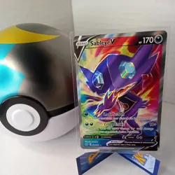Sableye V Full Art 194/202 - Pokemon Sword & Shield Holo Ultra Rare - NM - Image 1